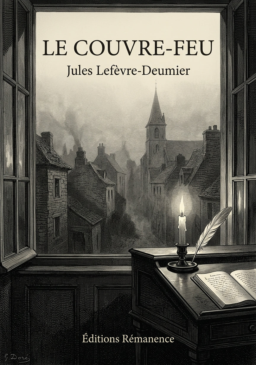 Livre Le Couvre-feu par Jules Lefèvre-Deumier - Couverture - Editions Remanence