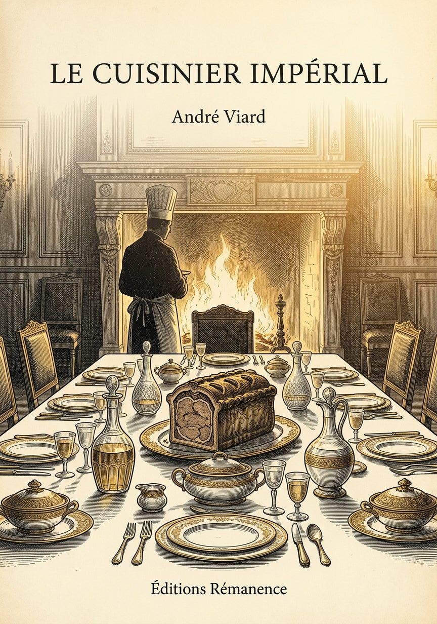 Livre Le Cuisinier impérial par André Viard - Couverture - Editions Remanence