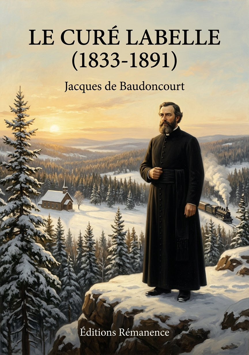 Livre Le curé Labelle (1833-1891) par Jacques de Baudoncourt - Couverture - Editions Remanence