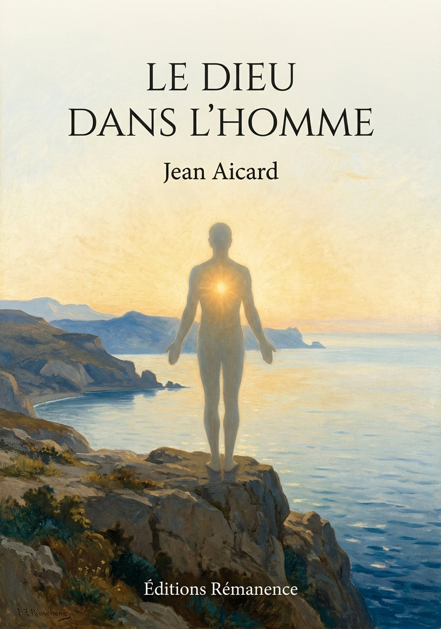 Livre Le Dieu dans l’homme par Jean Aicard - Couverture - Editions Remanence