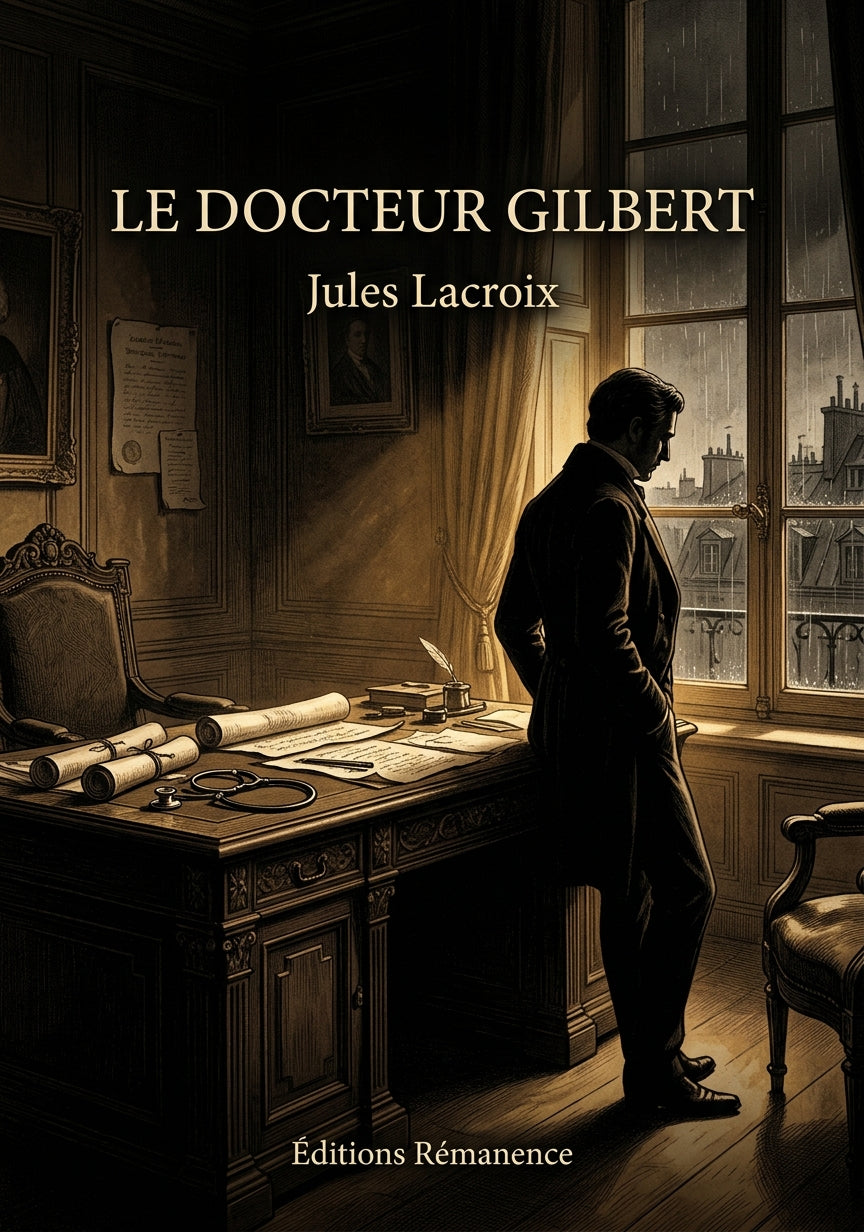 Livre Le Docteur Gilbert par Jules Lacroix - Couverture - Editions Remanence
