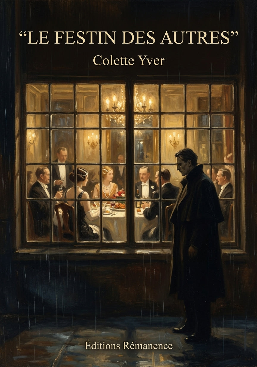 Livre Le Festin des autres par Colette Yver - Couverture - Editions Remanence