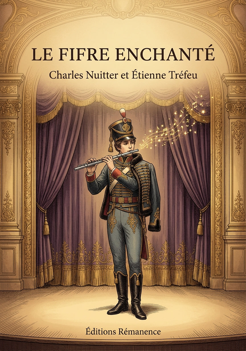 Livre Le Fifre enchanté par Charles Nuitter et Étienne Tréfeu - Couverture - Editions Remanence
