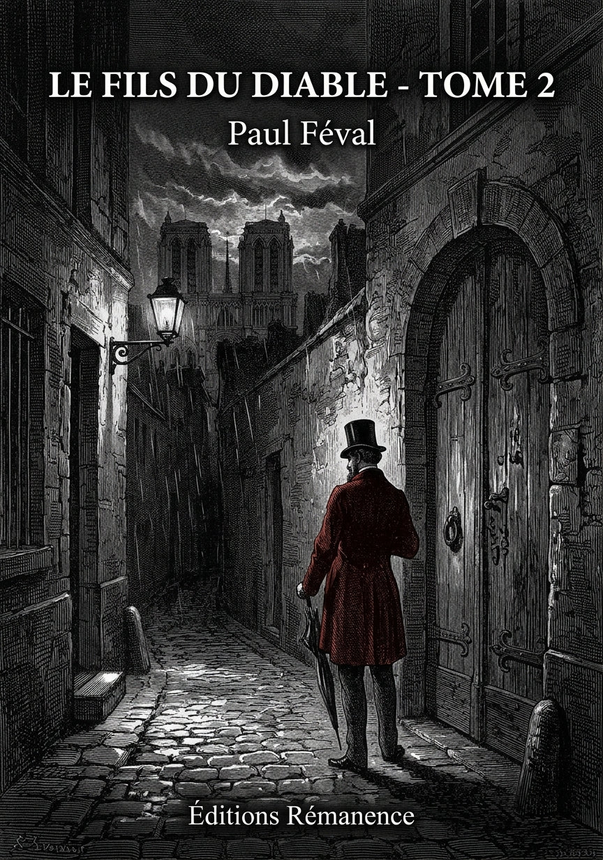 Livre Le Fils du diable - Tome 2 par Paul Féval - Couverture - Editions Remanence