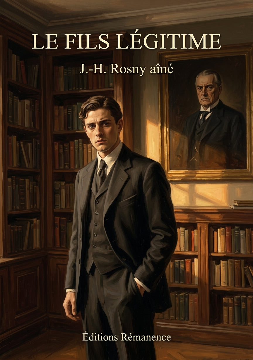 Livre Le Fils légitime par J.-H. Rosny aîné - Couverture - Editions Remanence