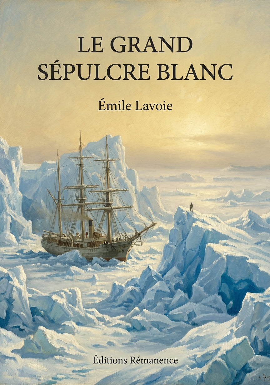 Livre Le grand sépulcre blanc par Émile Lavoie - Couverture - Editions Remanence