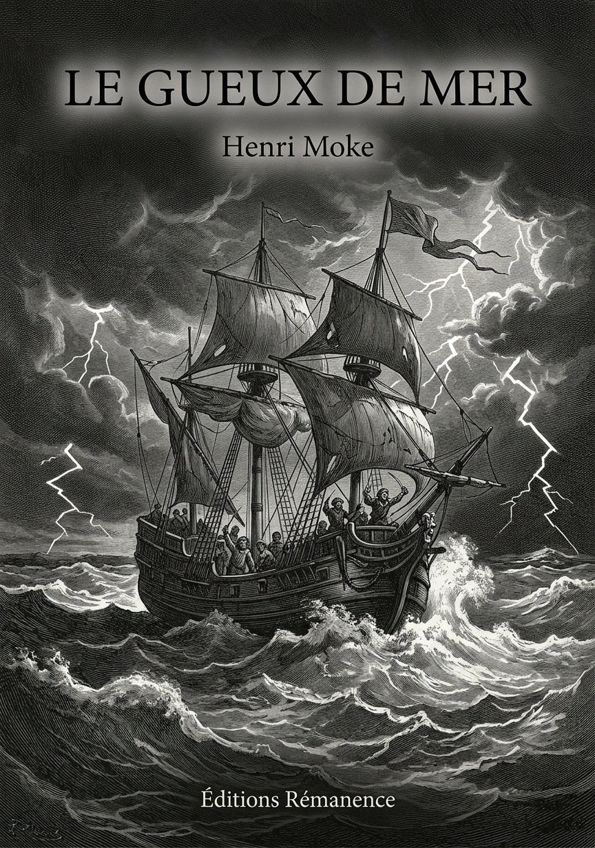 Livre Le Gueux de Mer par Henri Moke - Couverture - Editions Remanence