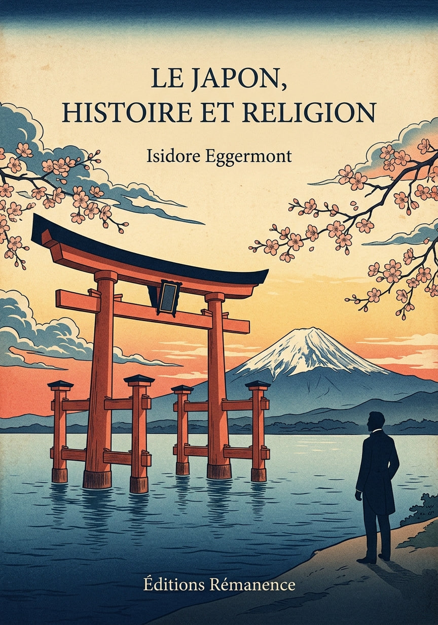 Livre Le Japon, histoire et religion par Isidore Eggermont - Couverture - Editions Remanence