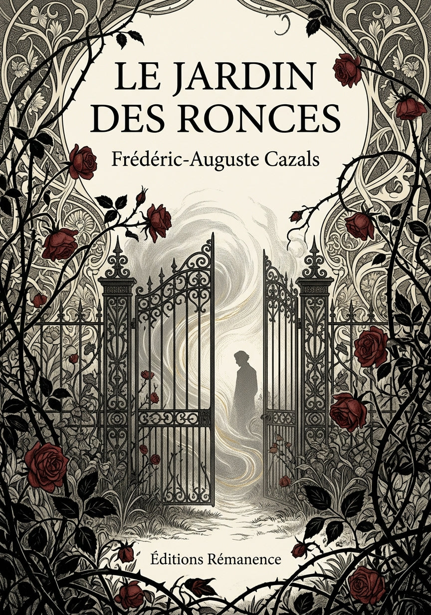 Livre Le Jardin des Ronces par Frédéric-Auguste Cazals - Couverture - Editions Remanence