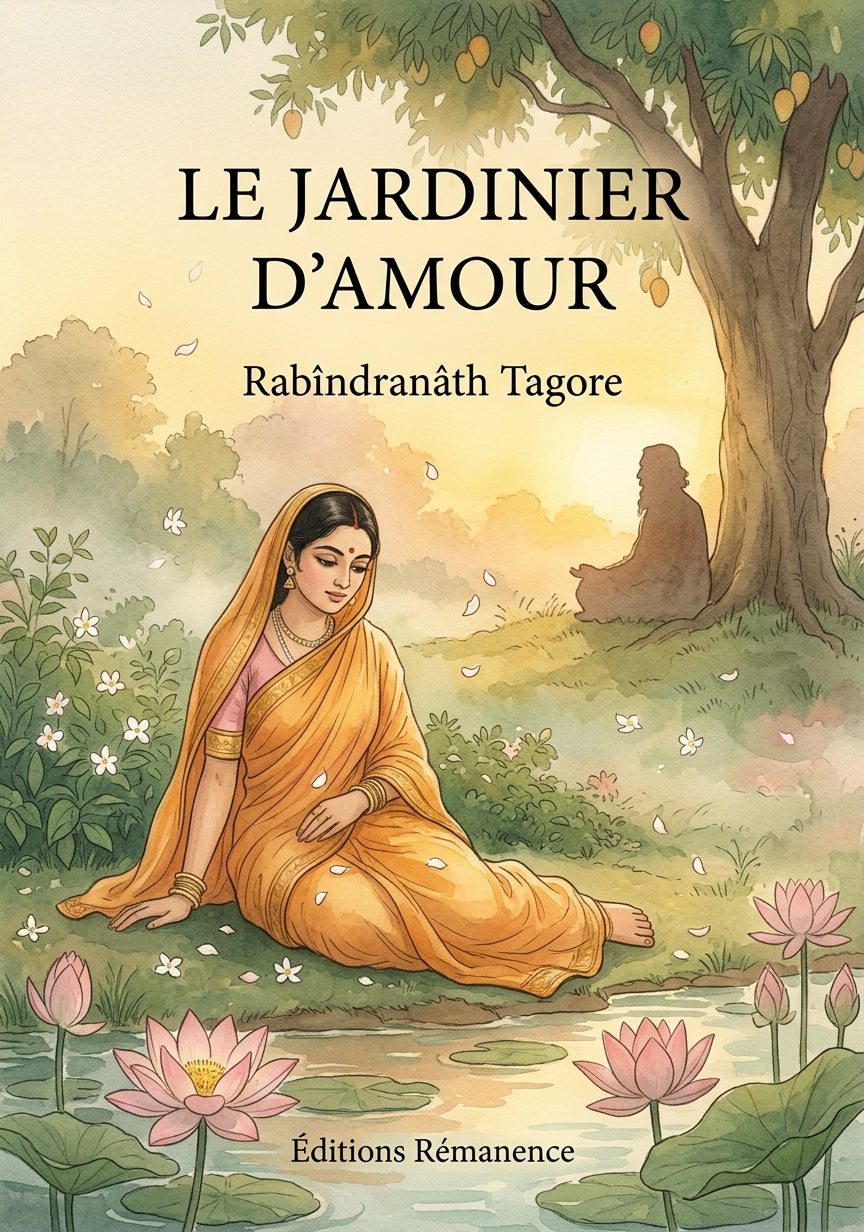 Livre Le Jardinier d’amour par Rabîndranâth Tagore - Couverture - Editions Remanence