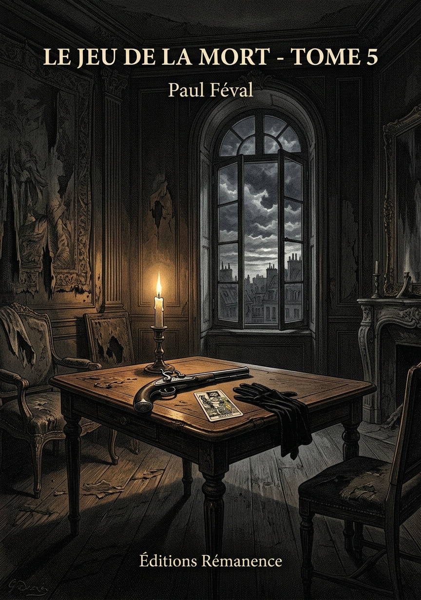 Livre Le Jeu de la Mort - Tome 5 par Paul Féval - Couverture - Editions Remanence