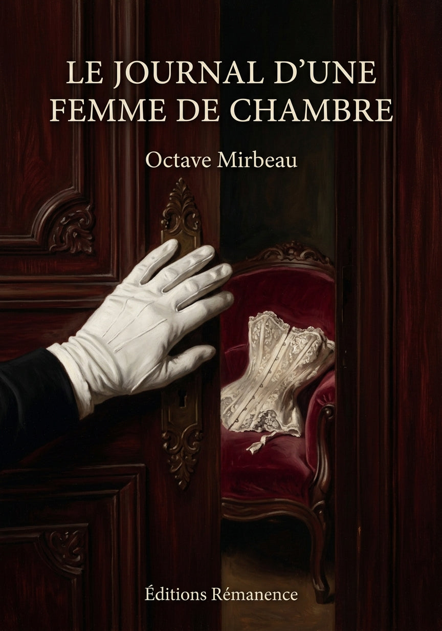 Livre Le Journal d’une femme de chambre par Octave Mirbeau - Couverture - Editions Remanence