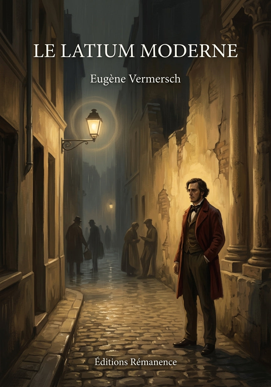 Livre Le Latium moderne par Eugène Vermersch - Couverture - Editions Remanence