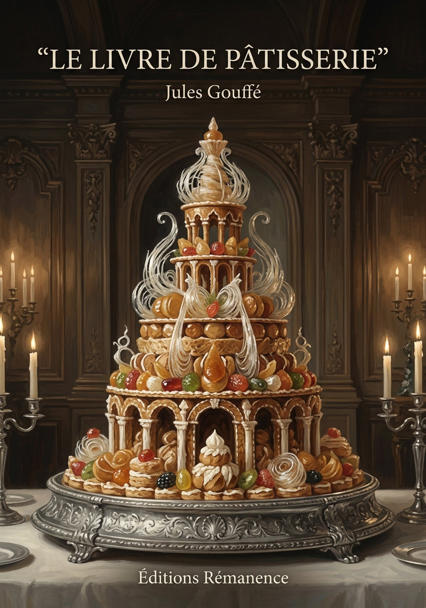 Livre Le Livre de Pâtisserie par Jules Gouffé - Couverture - Editions Remanence