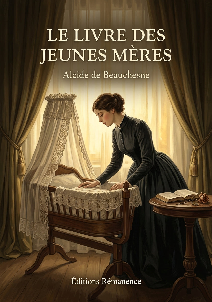 Livre Le Livre des jeunes mères par Alcide de Beauchesne - Couverture - Editions Remanence