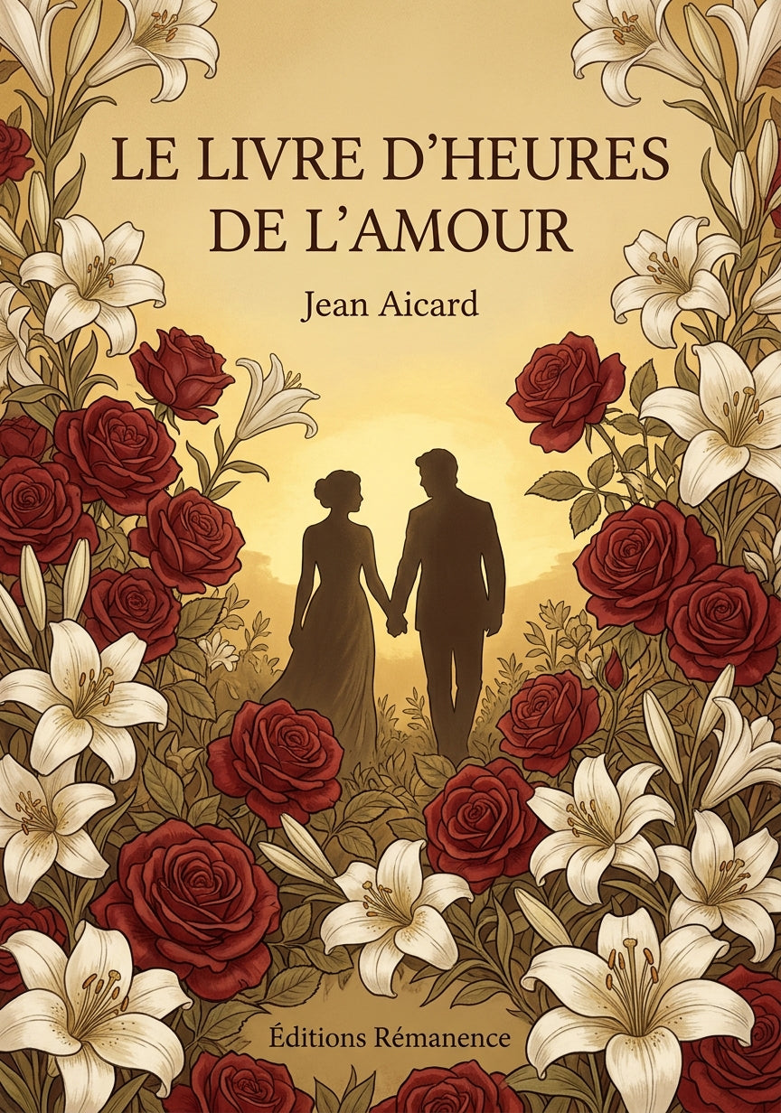 Livre Le Livre d’Heures de l’Amour par Jean Aicard - Couverture - Editions Remanence