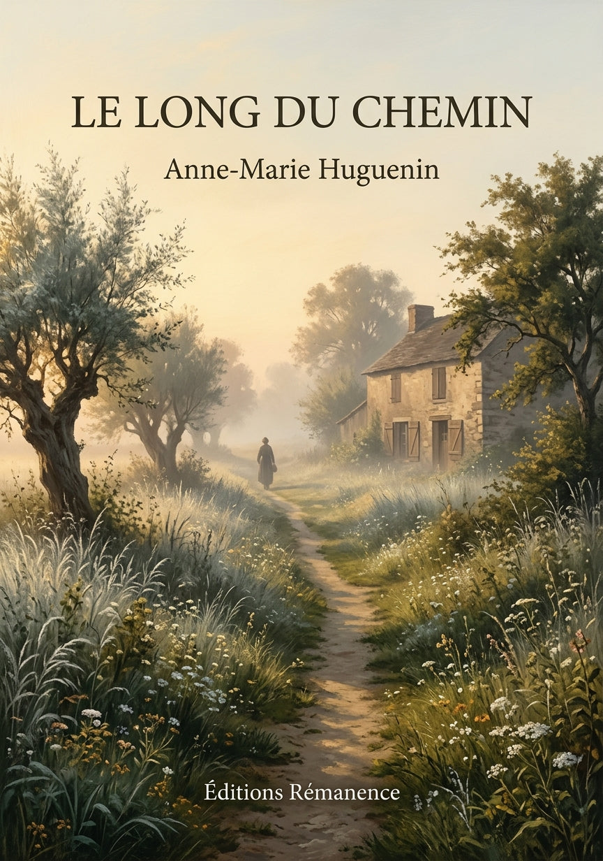 Livre Le long du chemin par Anne-Marie Huguenin - Couverture - Editions Remanence