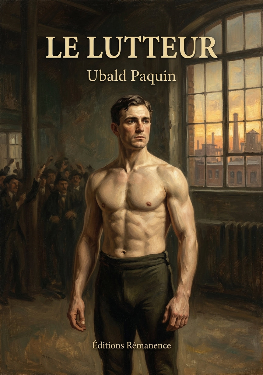 Livre Le lutteur par Ubald Paquin - Couverture - Editions Remanence