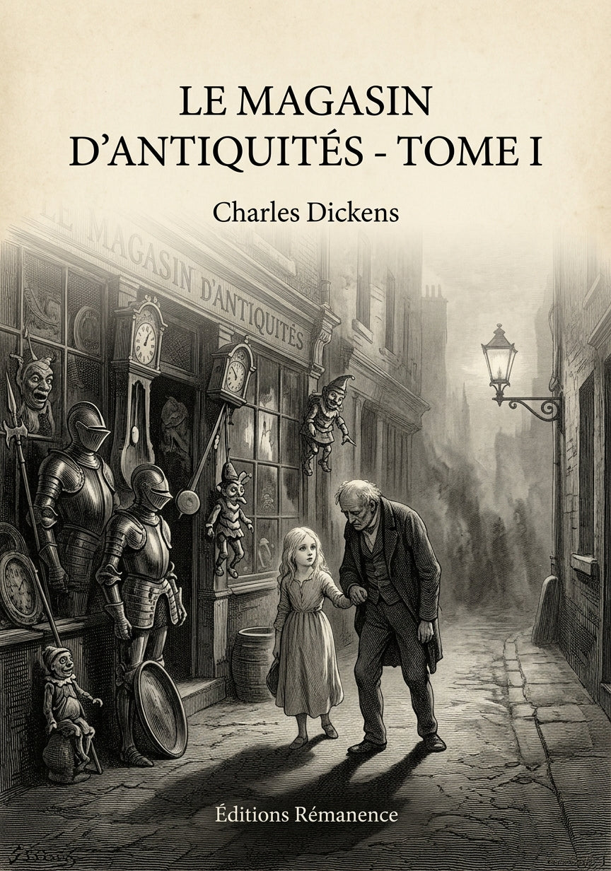 Le magasin d'antiquités - Tome I - Charles Dickens (Couverture)