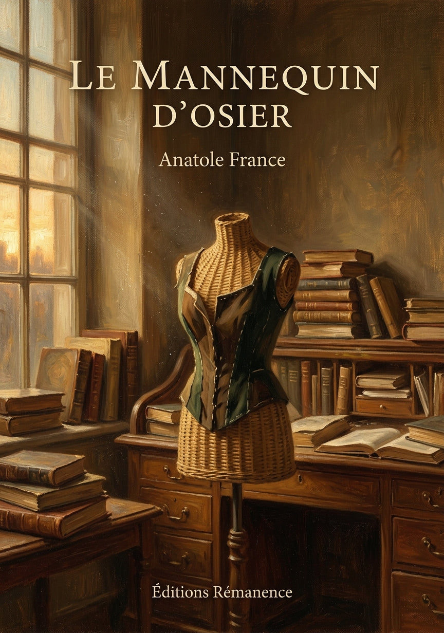 Livre Le Mannequin d’osier par Anatole France - Couverture - Editions Remanence
