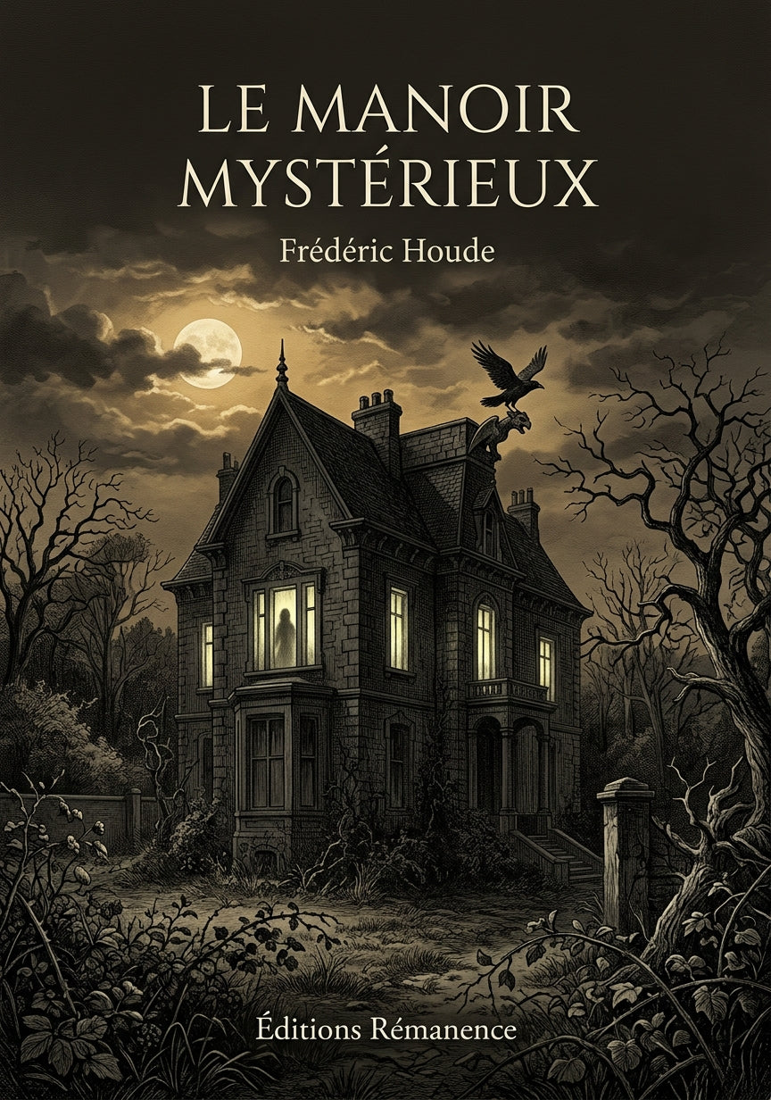 Livre Le manoir mystérieux par Frédéric Houde - Couverture - Editions Remanence