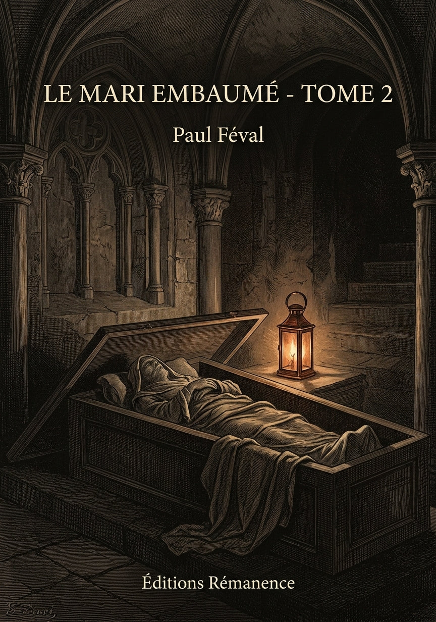 Livre Le Mari embaumé - Tome 2 par Paul Féval - Couverture - Editions Remanence
