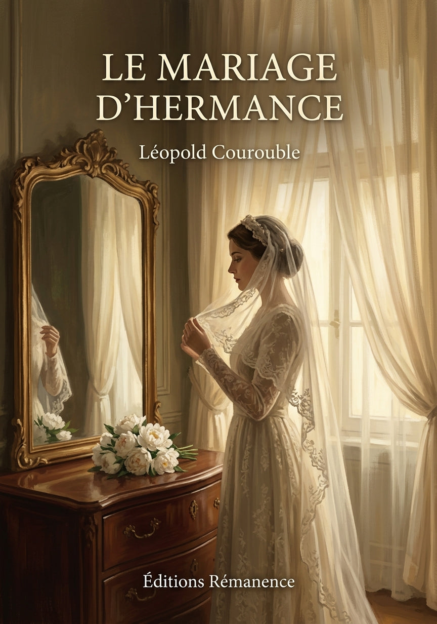 Livre Le Mariage d’Hermance par Léopold Courouble - Couverture - Editions Remanence