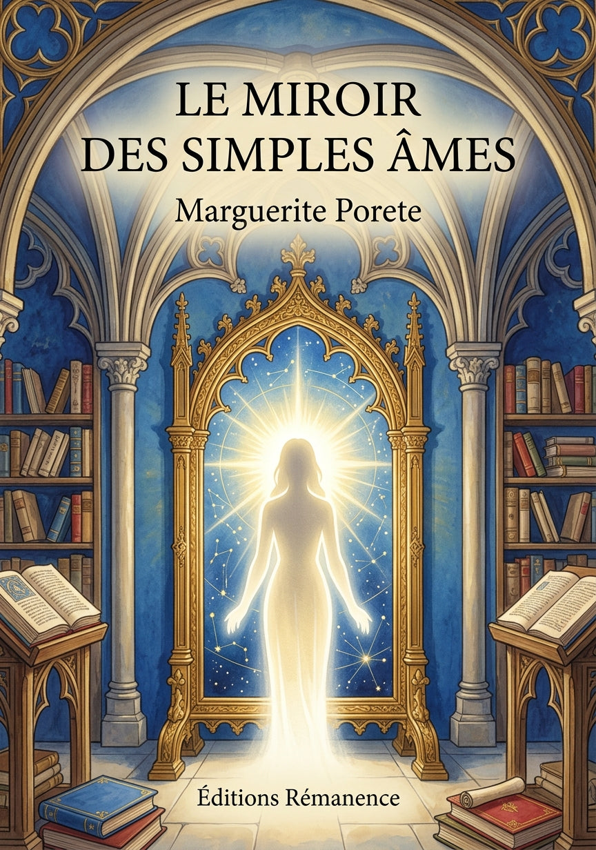 Livre Le Miroir des simples âmes par Marguerite Porete - Couverture - Editions Remanence