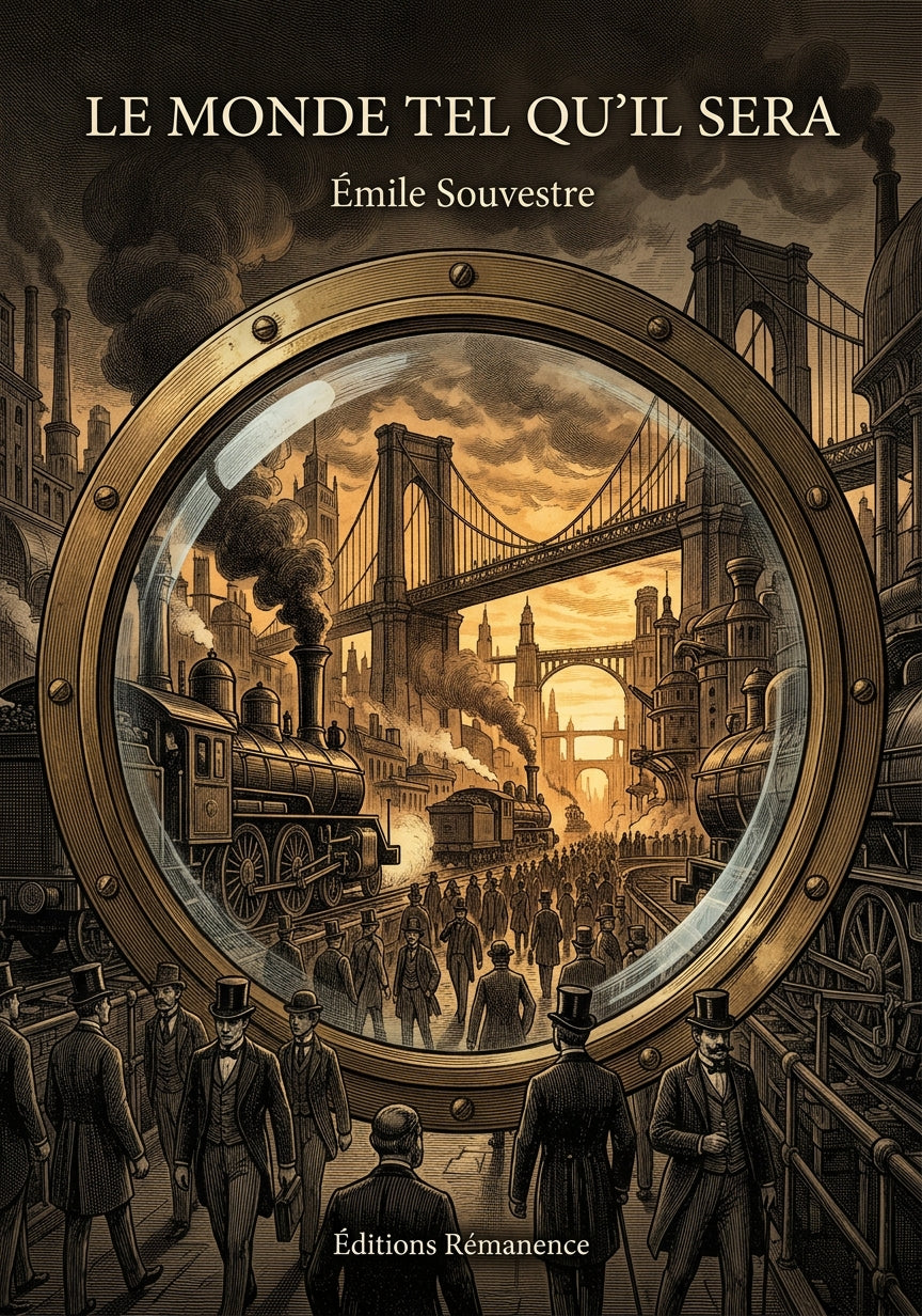 Livre Le Monde tel qu’il sera par Émile Souvestre - Couverture - Editions Remanence