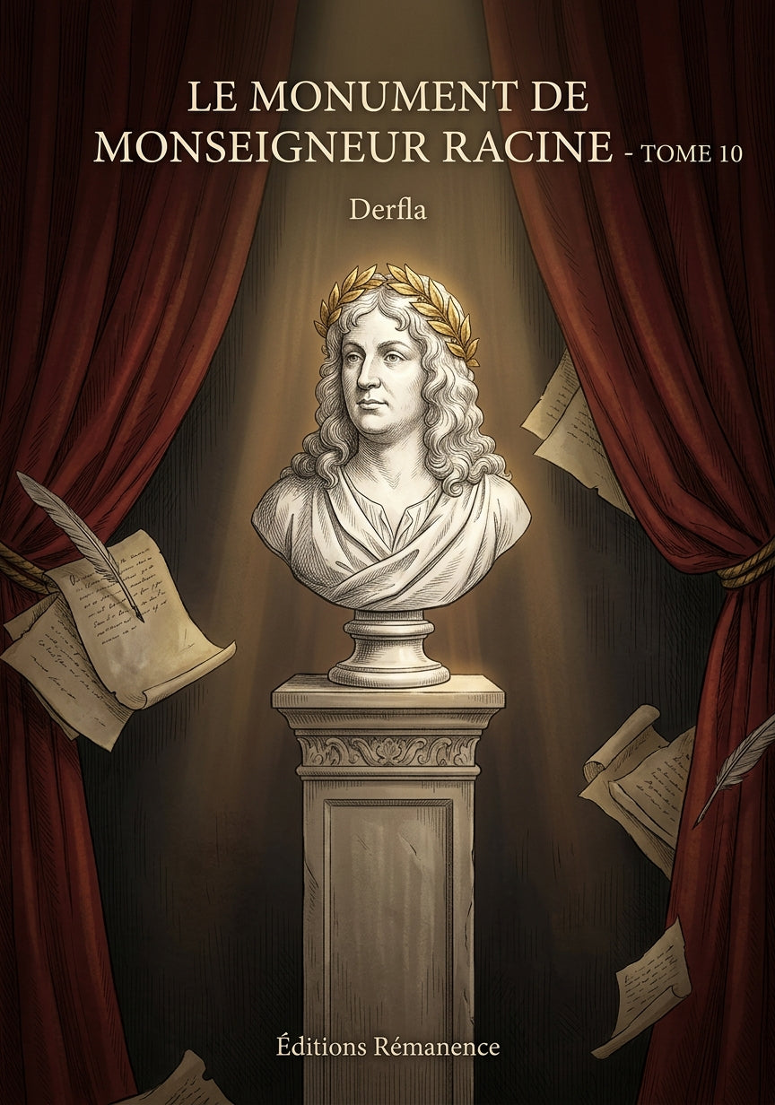 Livre Le Monument de Monseigneur Racine - Tome 10 par Derfla - Couverture - Editions Remanence