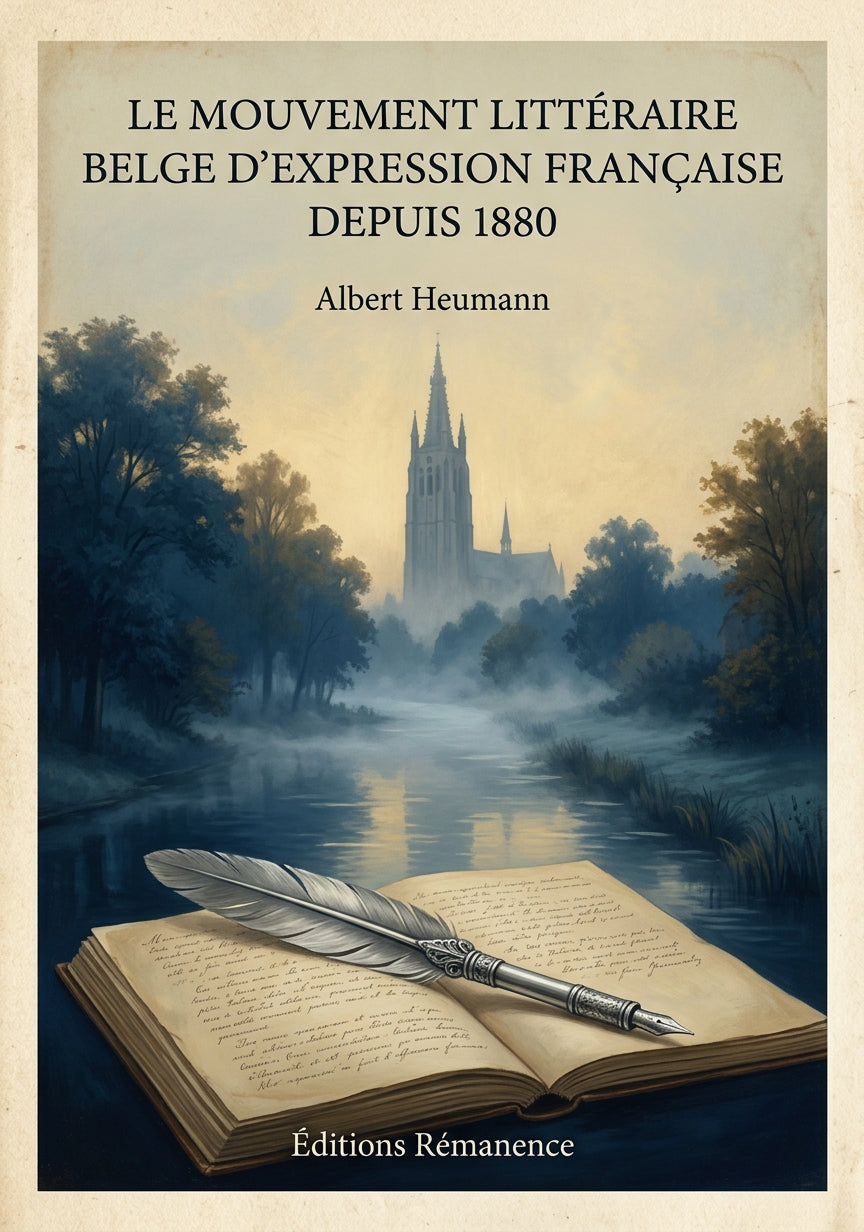 Le Mouvement littéraire Belge d'expression française depuis 1880 - Albert Heumann (Couverture)