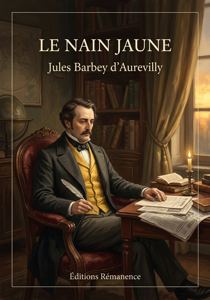 Livre Le Nain jaune par Jules Barbey d’Aurevilly - Couverture - Editions Remanence