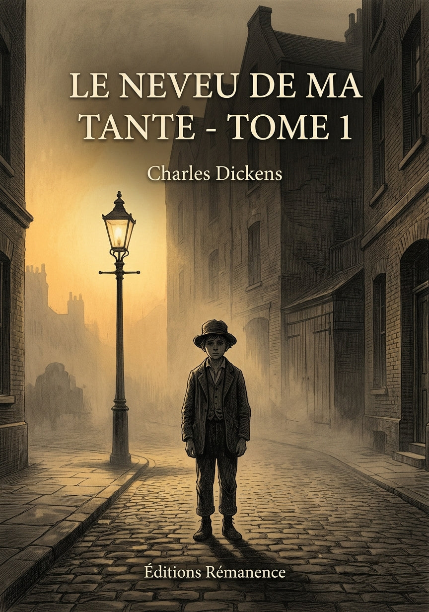 Livre Le Neveu de ma tante - Tome 1 par Charles Dickens - Couverture - Editions Remanence