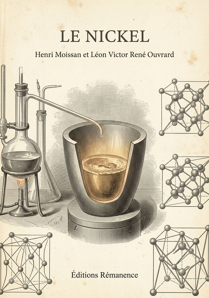 Livre Le Nickel par Henri Moissan et Léon Victor René Ouvrard - Couverture - Editions Remanence