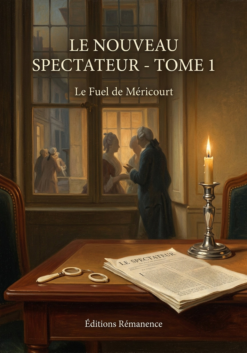 Livre Le Nouveau Spectateur - Tome 1 par Le Fuel de Méricourt - Couverture - Editions Remanence