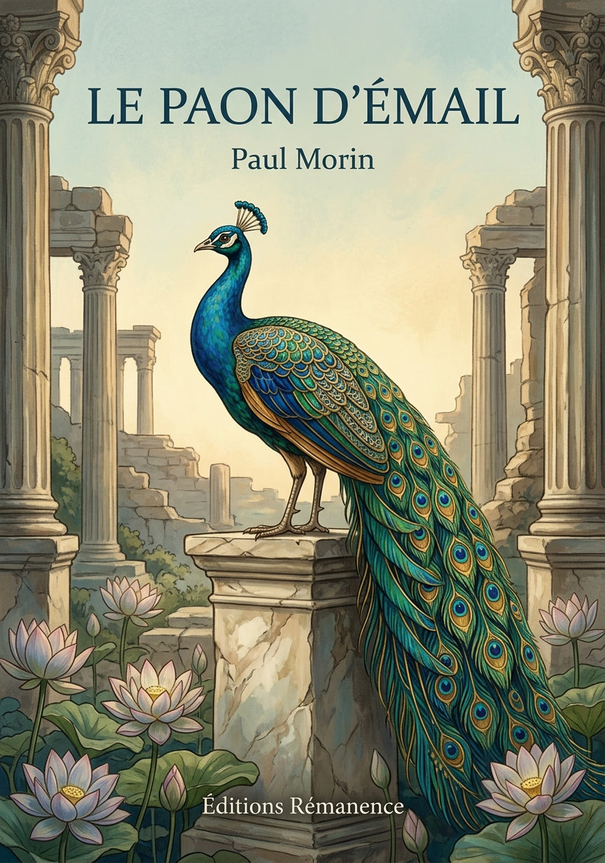 Livre Le paon d’émail par Paul Morin - Couverture - Editions Remanence