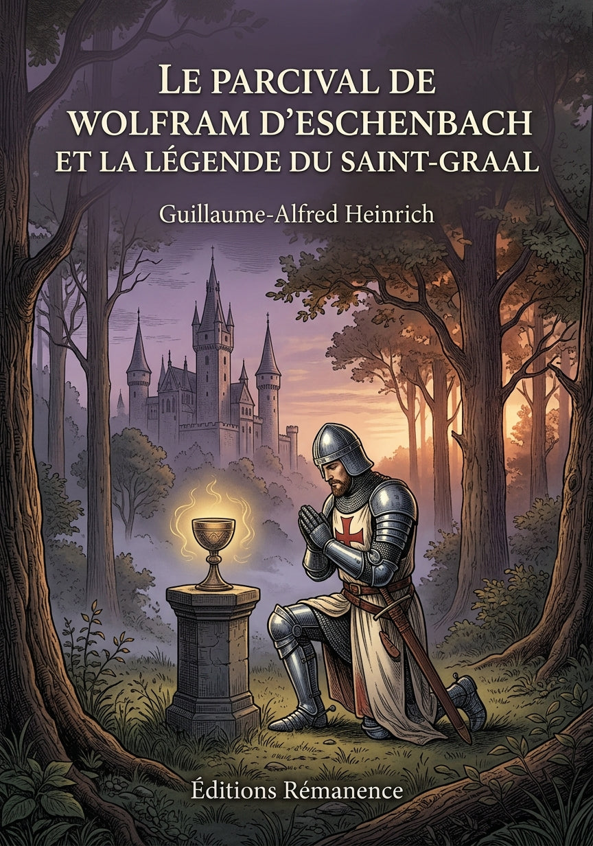 Livre Le Parcival de Wolfram d’Eschenbach et la légende du Saint-Graal par Guillaume-Alfred Heinrich - Couverture - Editions Remanence