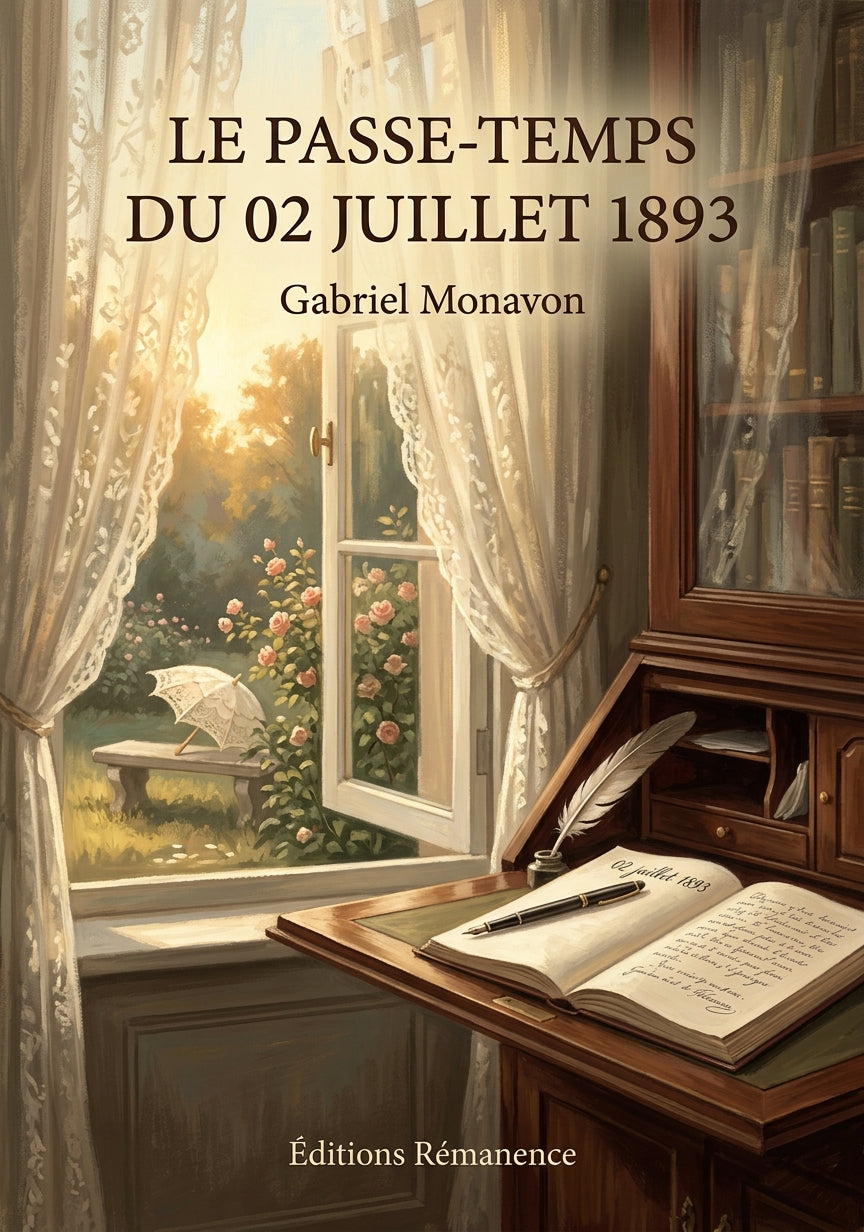 Livre Le Passe-Temps du 02 juillet 1893 par Gabriel Monavon - Couverture - Editions Remanence