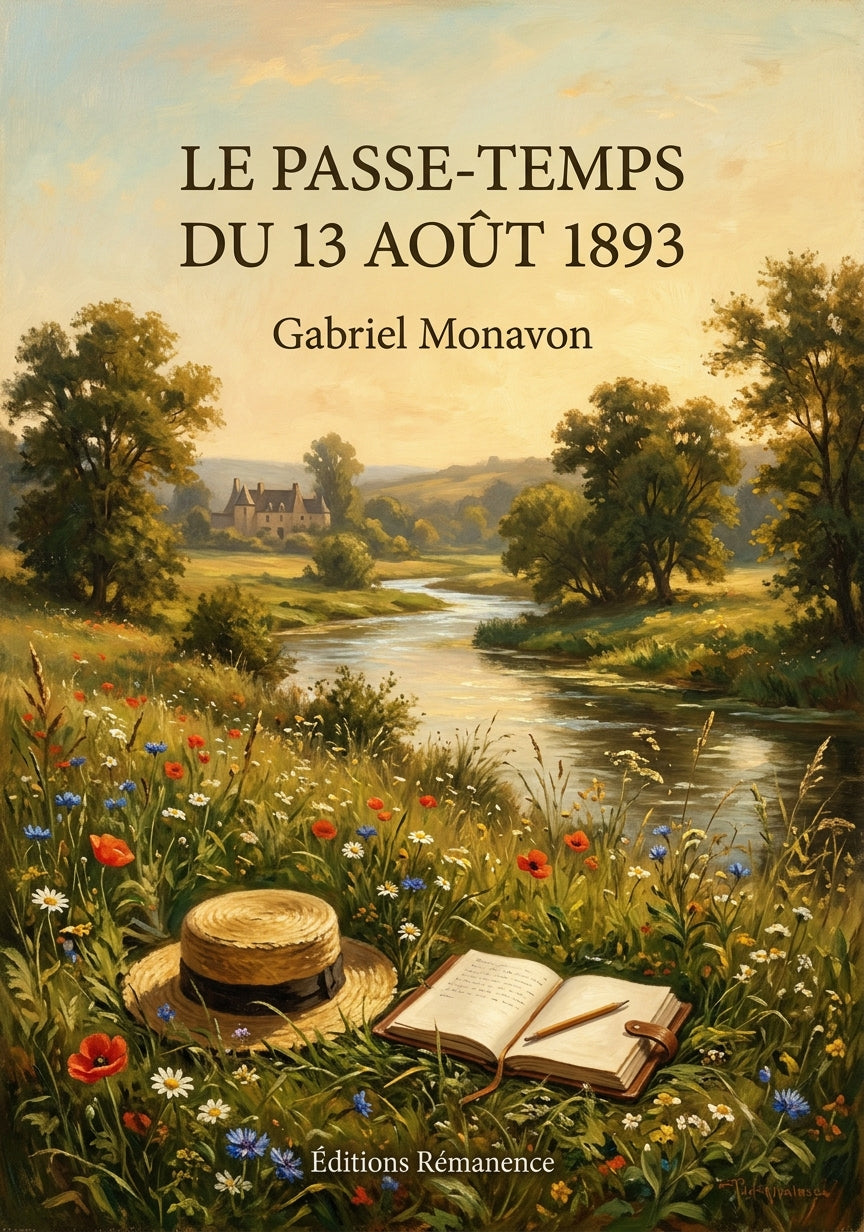 Livre Le Passe-Temps du 13 août 1893 par Gabriel Monavon - Couverture - Editions Remanence