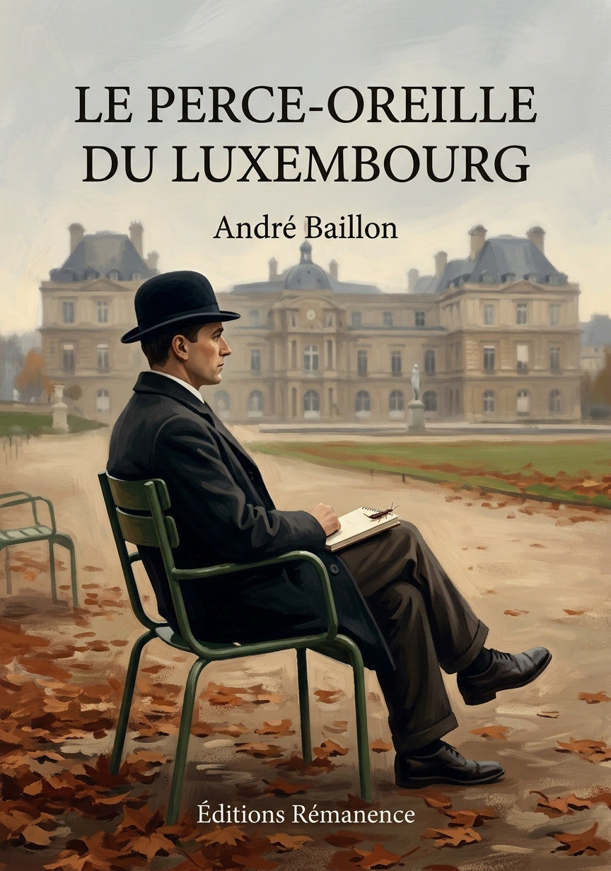 Livre Le Perce-oreille du Luxembourg par André Baillon - Couverture - Editions Remanence