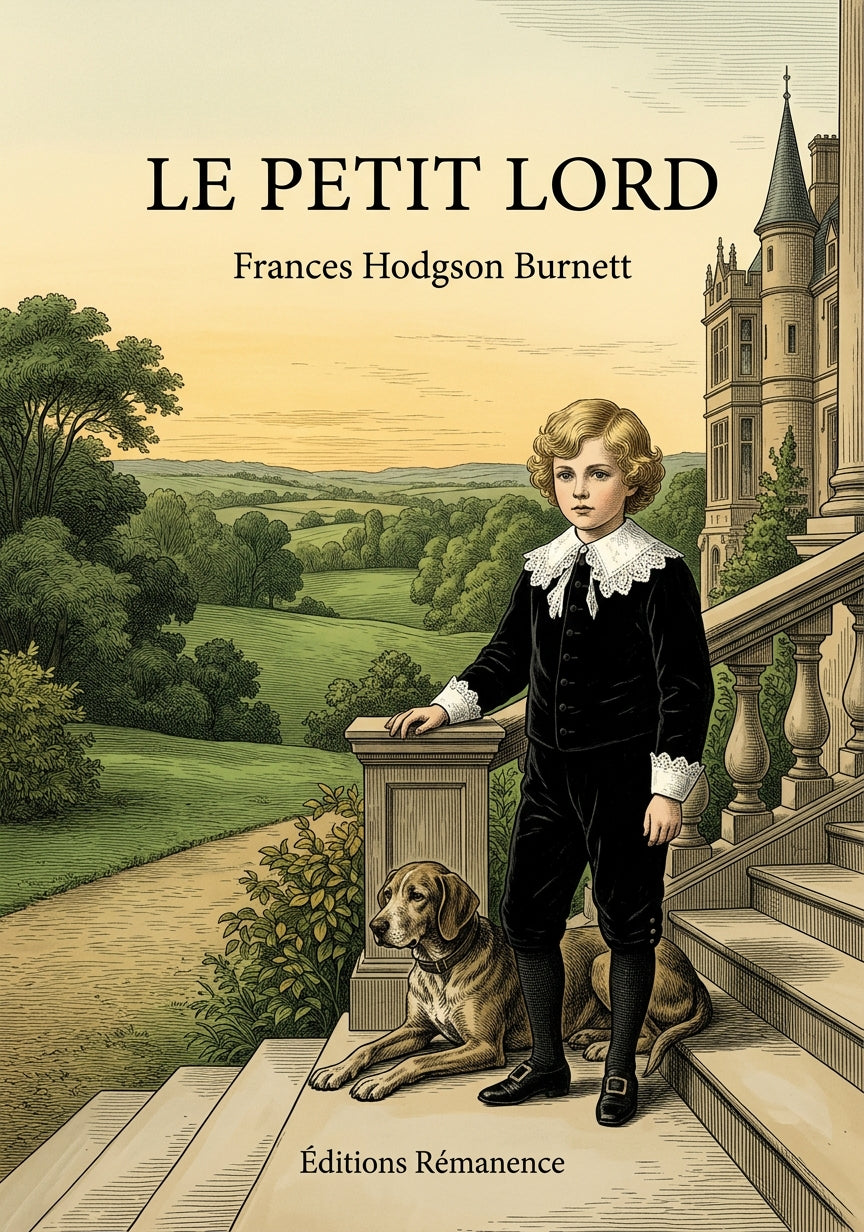 Livre Le Petit Lord par Frances Hodgson Burnett - Couverture - Editions Remanence