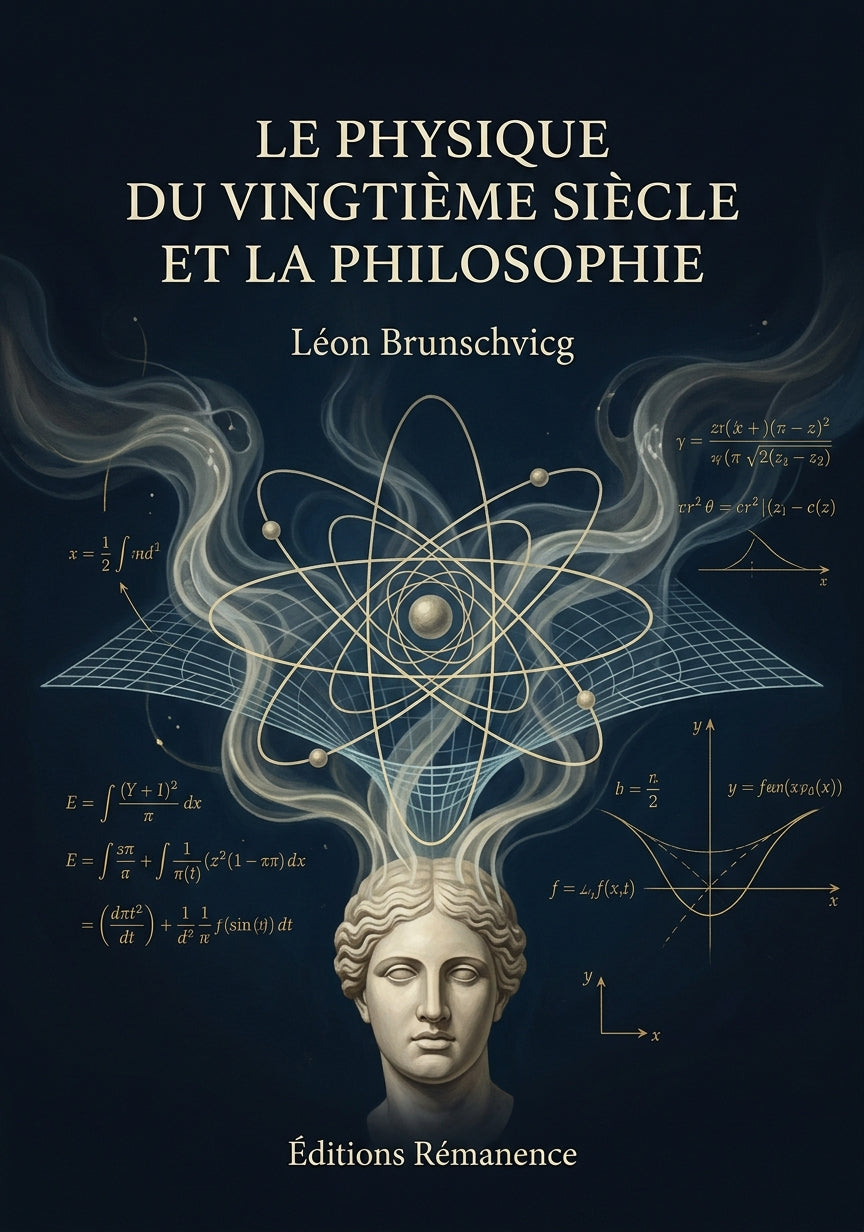 Livre Le physique du vingtième siècle et la philosophie par Léon Brunschvicg - Couverture - Editions Remanence