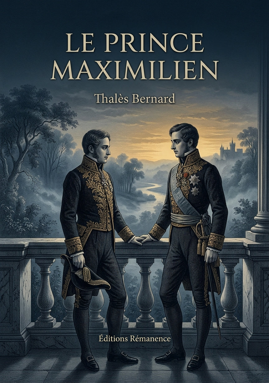 Livre Le Prince Maximilien par Thalès Bernard - Couverture - Editions Remanence