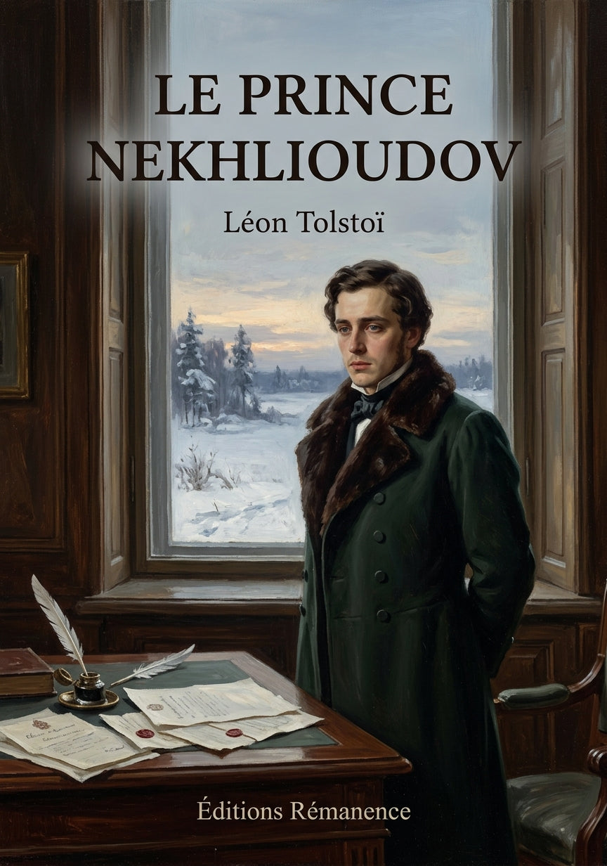 Livre Le Prince Nekhlioudov par Léon Tolstoï - Couverture - Editions Remanence