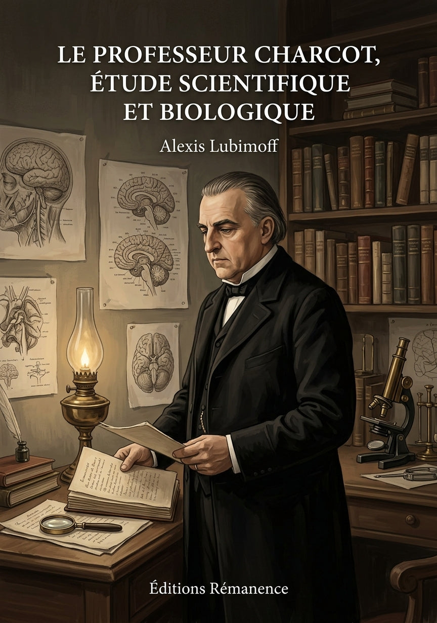 Livre Le Professeur Charcot, étude scientifique et biologique par Alexis Lubimoff - Couverture - Editions Remanence