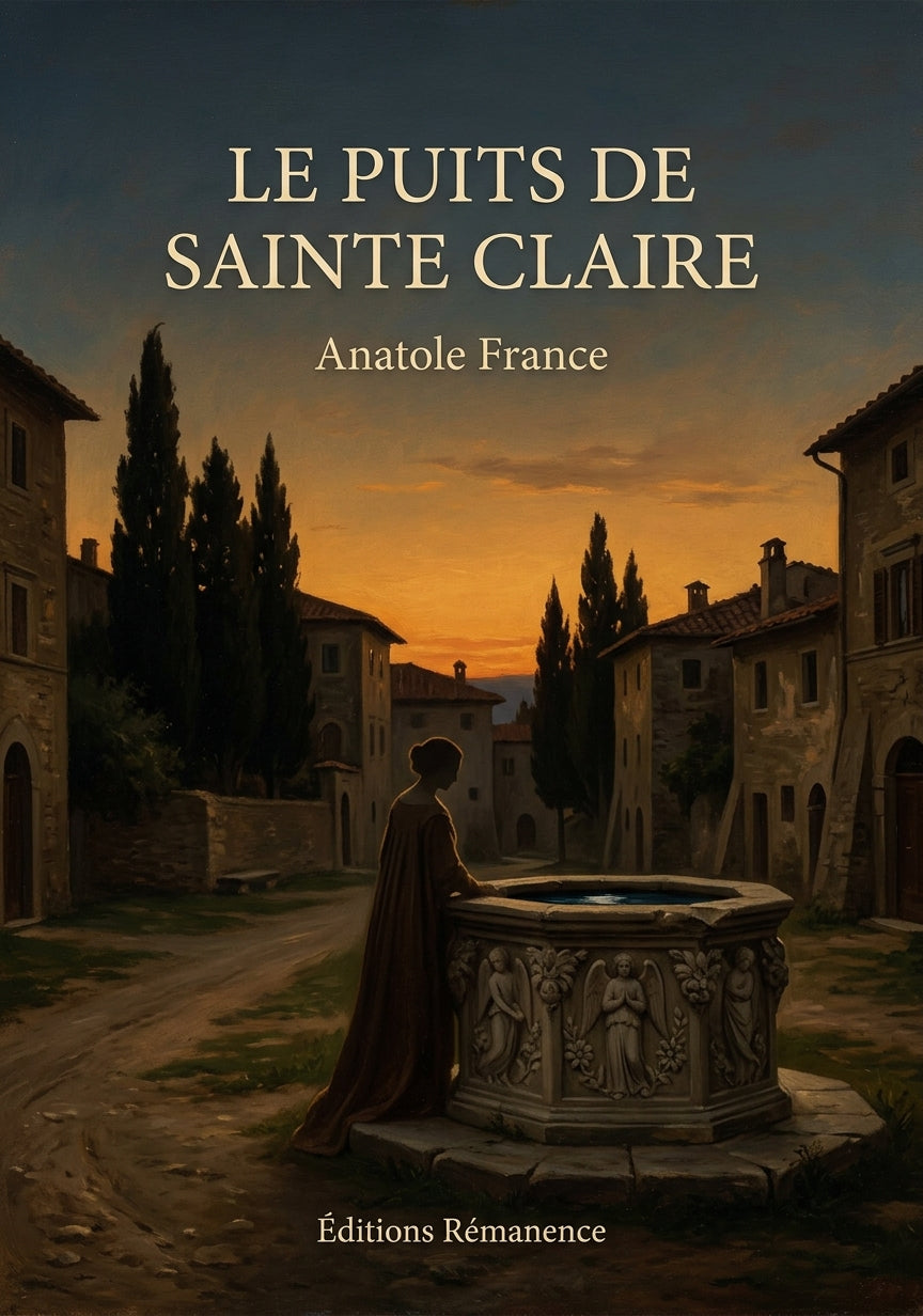 Livre Le Puits de sainte Claire par Anatole France - Couverture - Editions Remanence