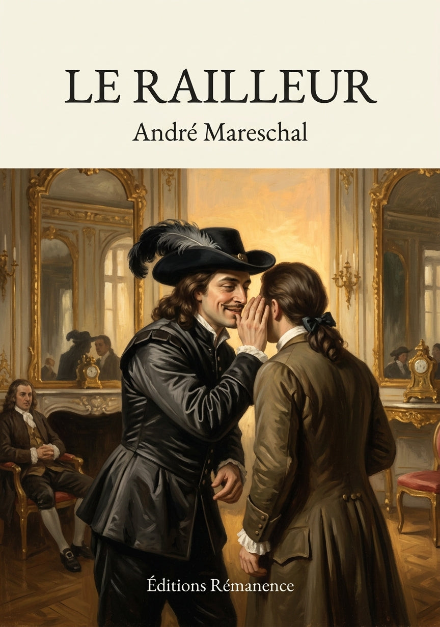 Livre Le Railleur par André Mareschal - Couverture - Editions Remanence