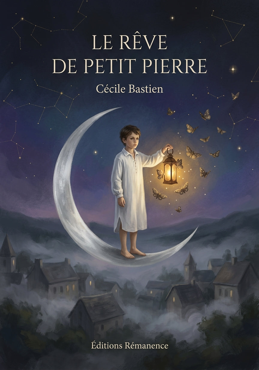 Livre Le rêve de Petit Pierre par Cécile Bastien - Couverture - Editions Remanence