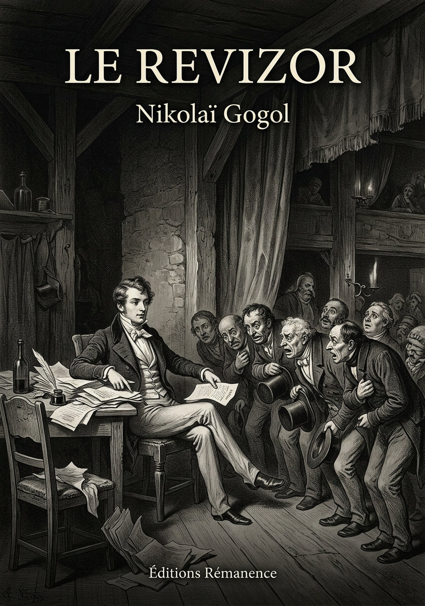 Livre Le Revizor par Nikolaï Gogol - Couverture - Editions Remanence