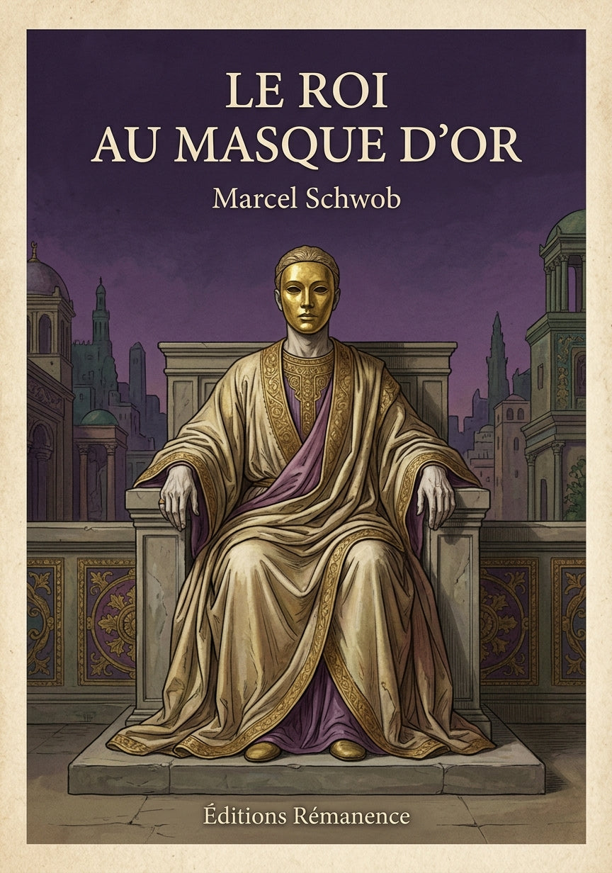 Le Roi au Masque d'Or - Marcel Schwob (Couverture)